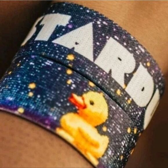 ZOX "STARDUCK" #825 RUBBER DUCKY GALAXY BDAY App Exclusiv COLLECTIBLE Wristband - Picture 6 of 11